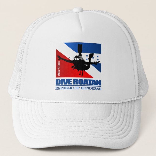 Dive Roatan DF2 Truckerkappe (Vorderseite)