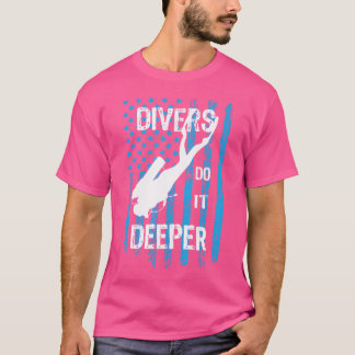 Dive Scuba Diving Graphic Scuba Divers tun es Tief T-Shirt