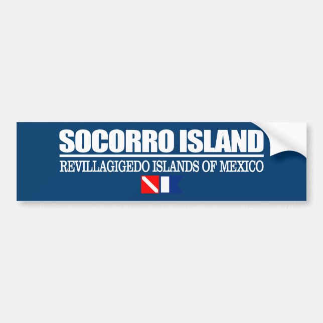 Dive Socorro Island (sq) Autoaufkleber (Vorne)