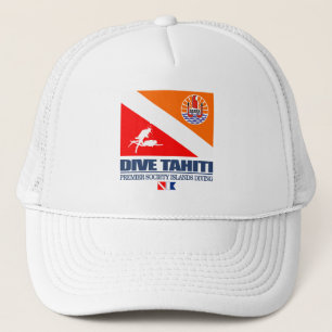 Dive Tahiti (sq) Truckerkappe