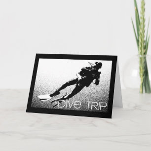Dive Trip Grußkarte Karte