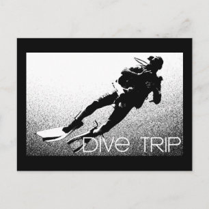 Dive Trip Postkarte