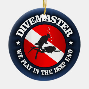 Divemaster (Ende) Keramikornament