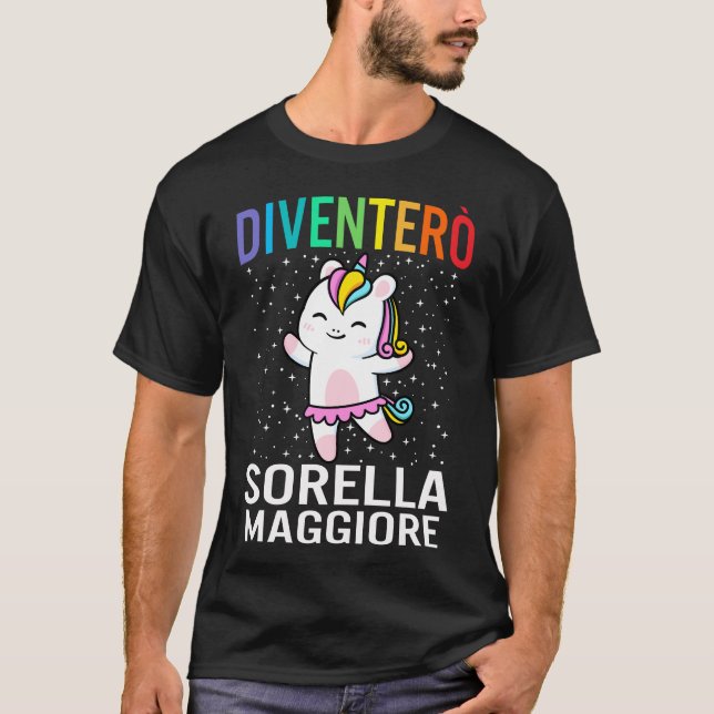 Diventerò sorella maggiore, camicia sorella T-Shirt (Vorderseite)