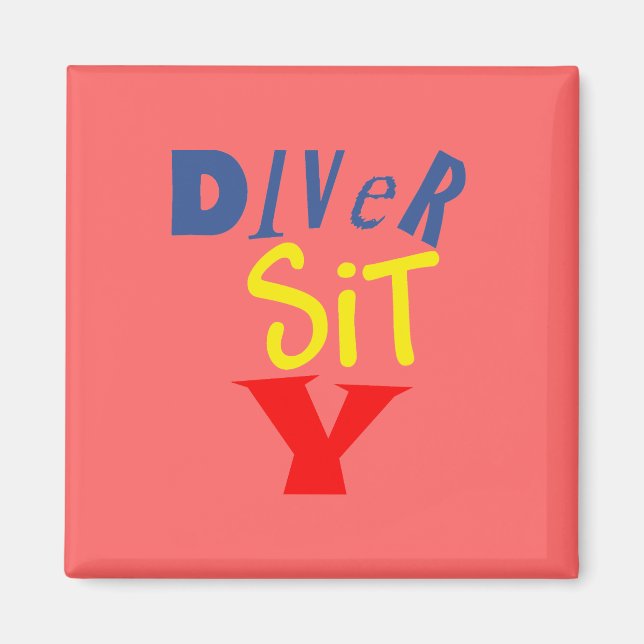 Diver Sit Y Round Magnet (Vorne)