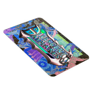 Divergente Albtraumbilder Flexibler Foto-Magnet Magnet