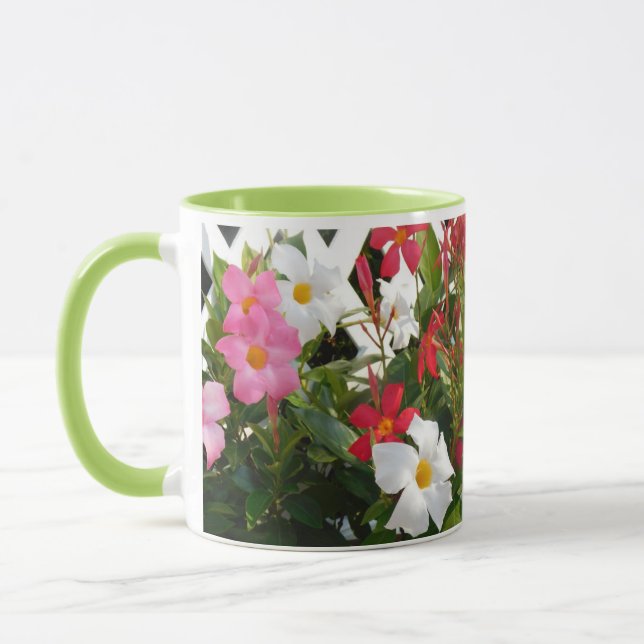 Diverse Blume Tasse (Links)