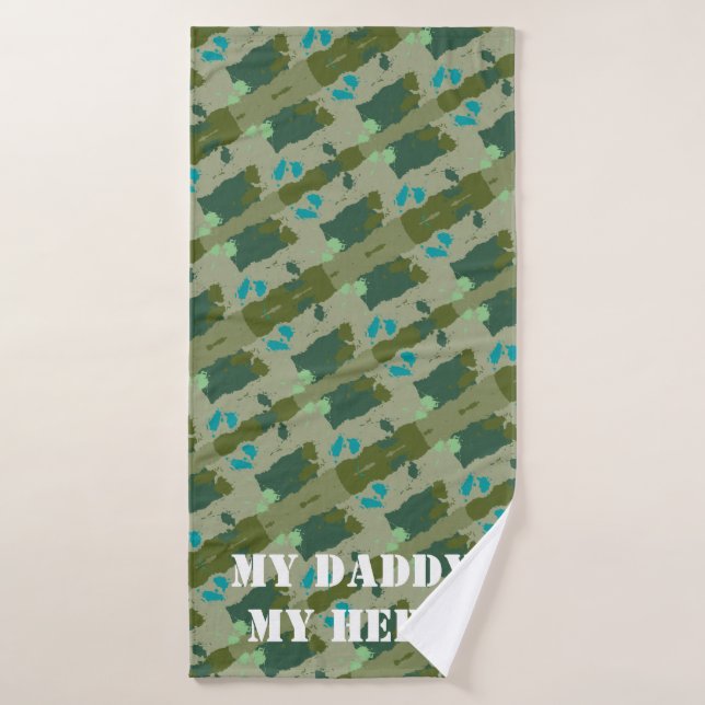 Diverse green colors background badehandtuch (Badehandtuch)