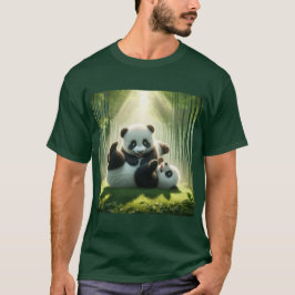 Diversión Pandástica: Ositos Panda Jugando T-Shirt