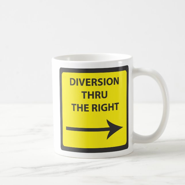 DIVERSIONSZEICHEN TASSE (Rechts)