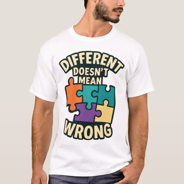 Diversity Acceptance T - Shirt - Embrace Einzigart (Vorderseite)