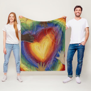 Diversity, Aktien, Inklusion-Fleece Fleecedecke