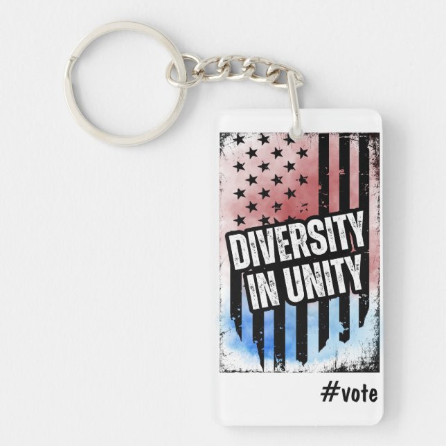 Diversity bei der Abstimmung über die US-Präsident Schlüsselanhänger (Vorderseite)