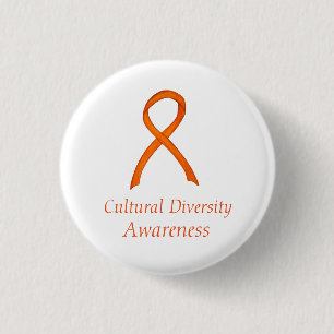 Diversity-Bewusstsein Ribbon Custom Button