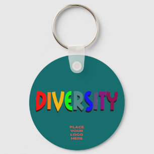 Diversity Custom Aquamarin Schlüsselanhänger