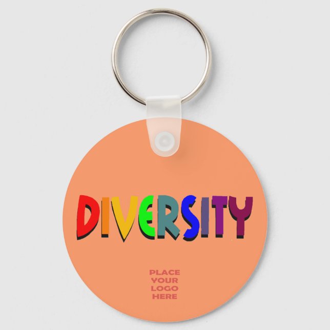 Diversity Custom Melon Schlüsselanhänger (Vorderseite)