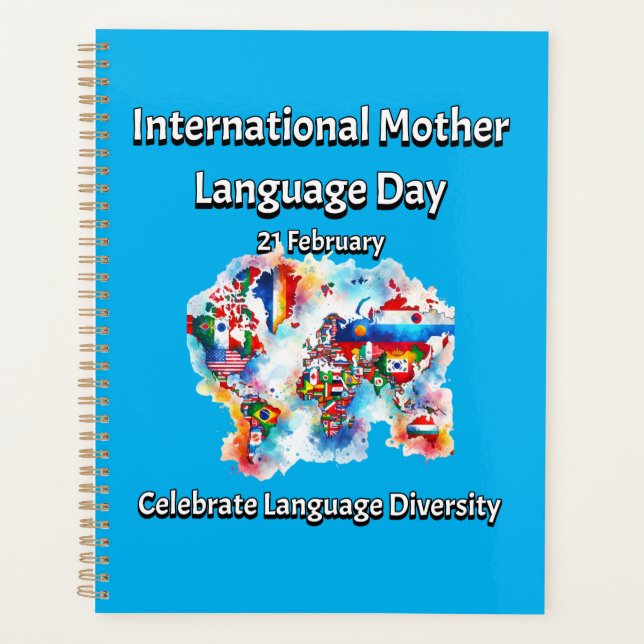 Diversity der Sprache. Internationale Muttersprach Planer (Vorderseite)