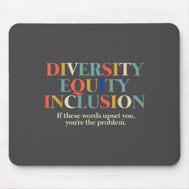 Diversity Equity Inclusion  Mousepad (Vorne)