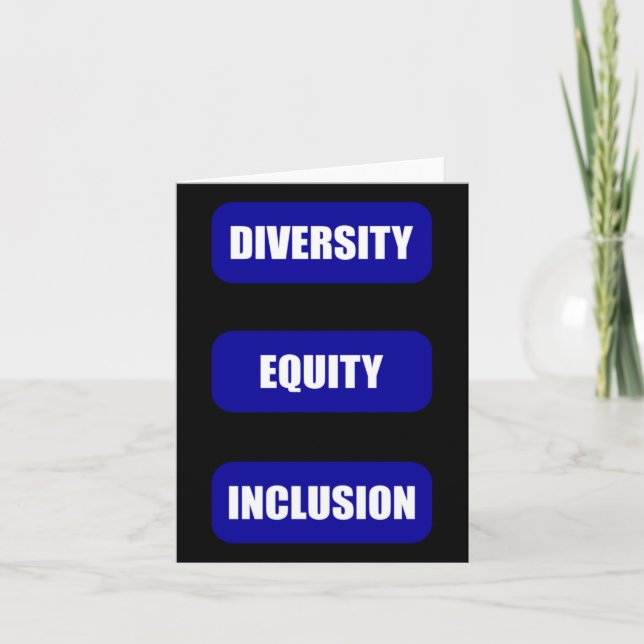 Diversity Equity Inclusion Pack-Aufkleber1 Karte (Vorderseite)
