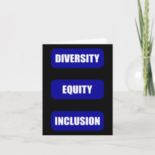 Diversity Equity Inclusion Pack-Aufkleber1 Karte