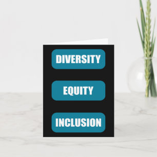 Diversity Equity Inclusion Pack Aufkleber2 Karte