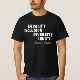 Diversity-Equity-Liebe für Gleichheit und Integrat T-Shirt