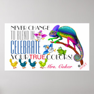 Diversity Ermutigung Akzeptanzplakat Poster