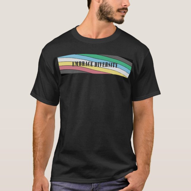 Diversity für Behindertenbewusstsein T-Shirt (Vorderseite)