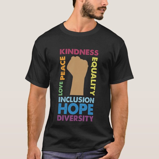 Diversity für die Gleichstellung der Lieben T-Shirt (Vorderseite)