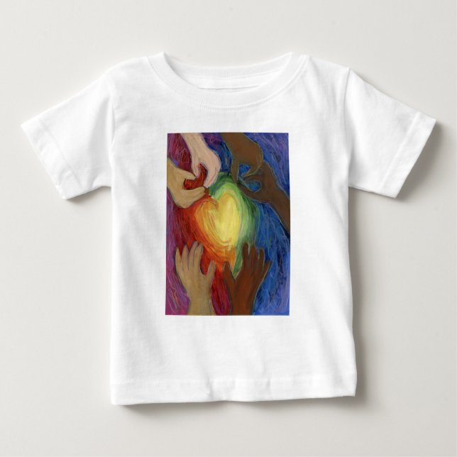 Diversity für Herz und Liebe Art Custom Shirt (Vorderseite)