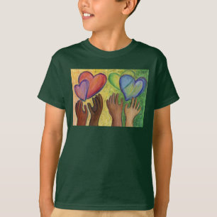 Diversity für Herz und Liebe Art Custom T - Shirt
