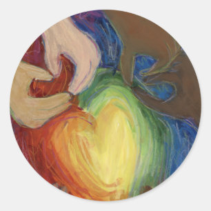 Diversity für Lieben und Hände Art Decal Sticker