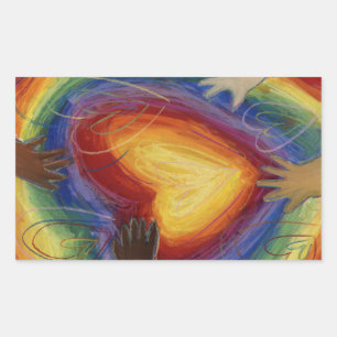 Diversity für Lieben und Hände Art Decal Sticker