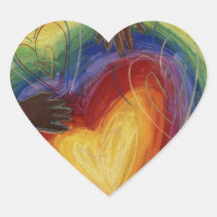 Diversity für Lieben und Hände Art Decal Sticker