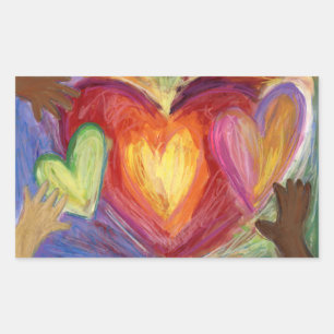 Diversity für Lieben und Hände Art Decal Sticker