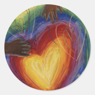 Diversity für Lieben und Hände Art Decal Sticker