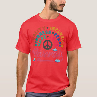 Diversity Gleichstellung Liebe Frieden Menschenrec T-Shirt