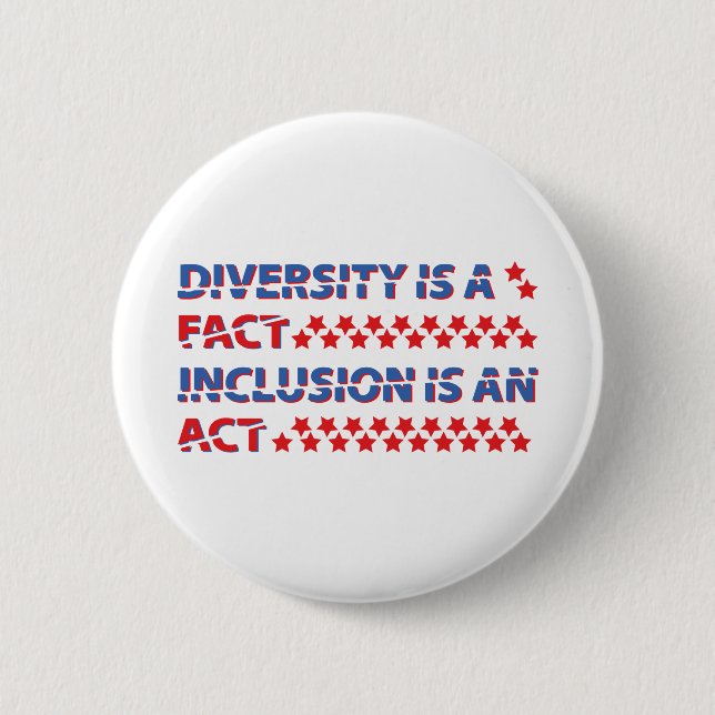 Diversity is a Fact. Inklusion is Act Button (Vorderseite)
