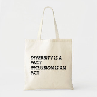 Diversity is Fact Inclusion an 1 Tragetasche