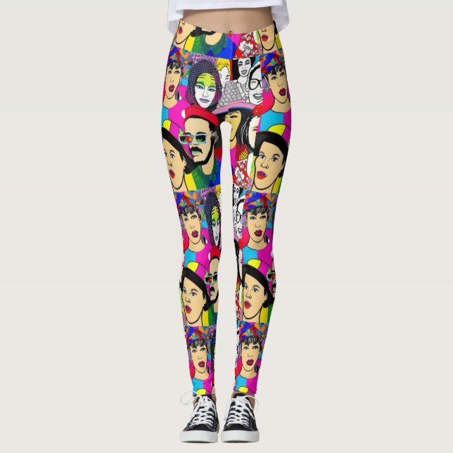Diversity ist Spaß Leggings (Vorderseite)