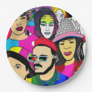 Diversity ist Spaß Pappteller