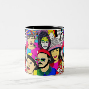 Diversity ist Spaß Zweifarbige Tasse