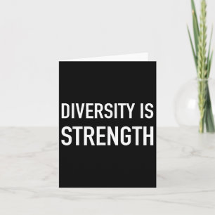 Diversity ist Stärke - beliebtes Trendangebot Karte