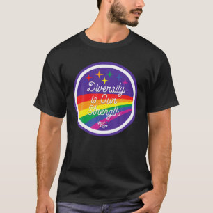 Diversity ist unsere Stärke für den Gay Pride T-Shirt