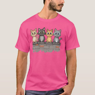 Diversity Kitten Lover Wall Fence Hausbesitzer Nie T-Shirt