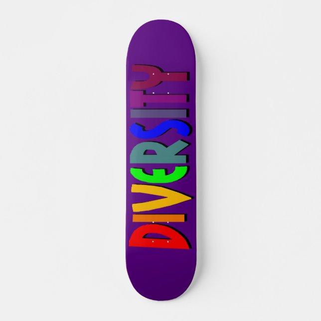 Diversity (Lila) Skateboard (Vorne)
