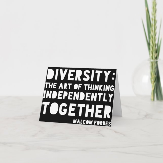 Diversity-Notecards Karte (Vorderseite)