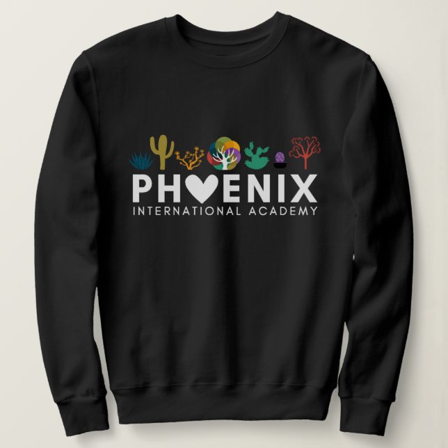 Diversity PIA - Weißer Text Sweatshirt (Design vorne)