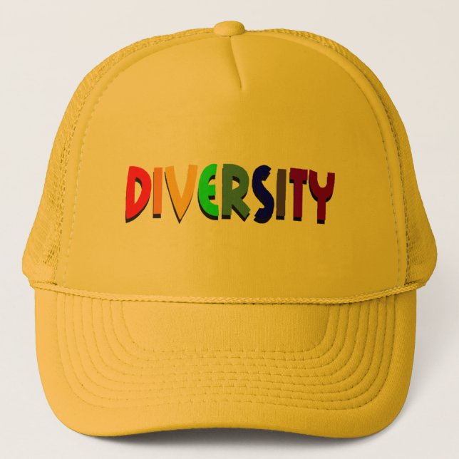 Diversity-Rainbow-Cap Truckerkappe (Vorderseite)