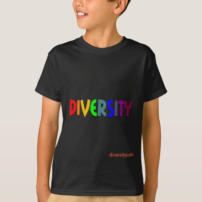 Diversity (Regenbogen) (das Shirt des Kindes (Vorderseite)